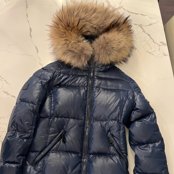 SAM. Girls Sz 14 Navy Puffer - Picture 5 of 6